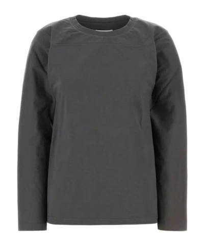 Jil Sander Cutout-back Long Sleeved T-shirt In Black
