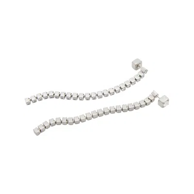 Jil Sander Cw1 Earrings 1 In 043 Silver