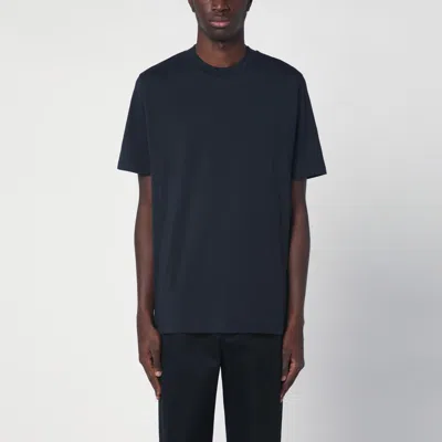 Jil Sander Dark Blue Cotton T-shirt