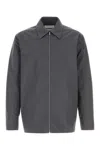 Jil Sander Poplin Shirt Collar Design Long Sleeves In Gray