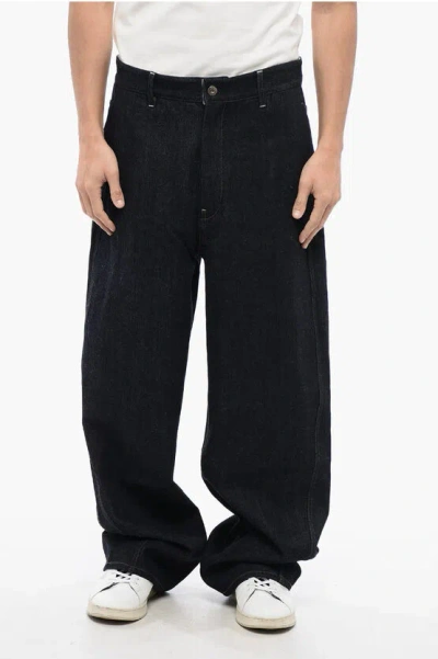 JIL SANDER DARK WASH STRAIGHT-FIT JEANS