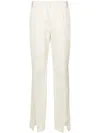 Jil Sander Dart-detailing Trousers In Neutrals