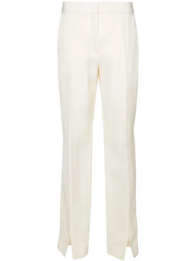 Jil Sander Dart-detailing Trousers In Neutrals
