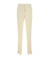 Jil Sander Ivory Viscose Blend Pant In Nude