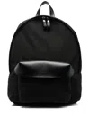 Jil Sander Lid Backpack Bag In Schwarz