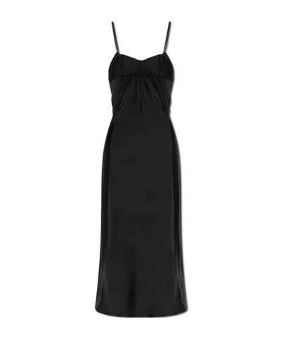 Jil Sander Decorative Pendant Dress In Black