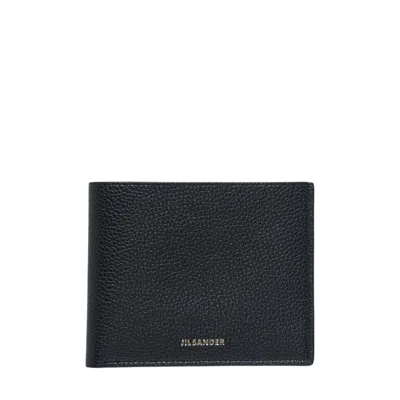 Jil Sander Deep Grainy Bifold Wallet