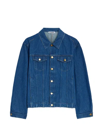 Jil Sander Denim Blouson 2 Denim Jacket In Blue