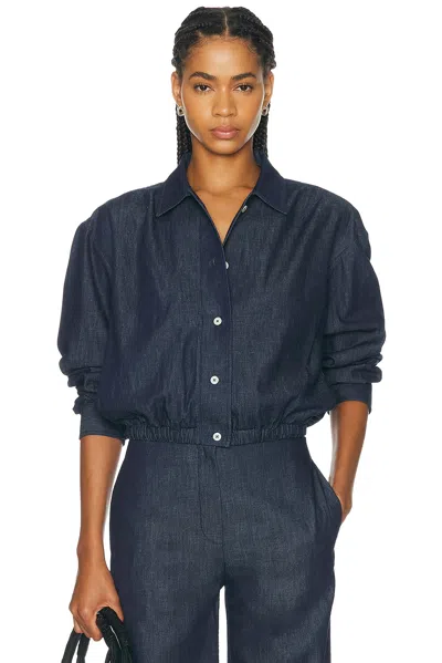 Jil Sander Denim Jacket In Blue