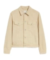 Jil Sander Denim Jacket In Brown