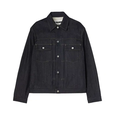 Pre-owned Jil Sander Denim Jacket 'deft Blue' | Men's Size Xxl
