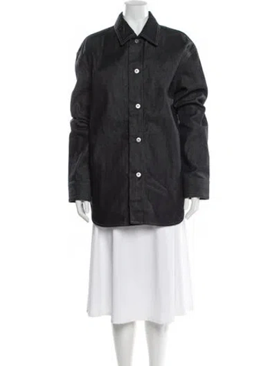 Pre-owned Jil Sander Denim Jacket In Gray