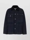 Jil Sander Denim Jacket With Chest Pockets And Collared Neck In Blue