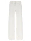 Jil Sander Cotton Trousers In White