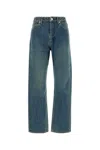 Jil Sander Slim Twist Jeans With Belt Loops In 420