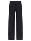 Jil Sander Denim Jeans With Back Pocket And Belt Loops In Black