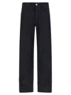 Jil Sander Denim Jeans With Back Pocket And Belt Loops In Black