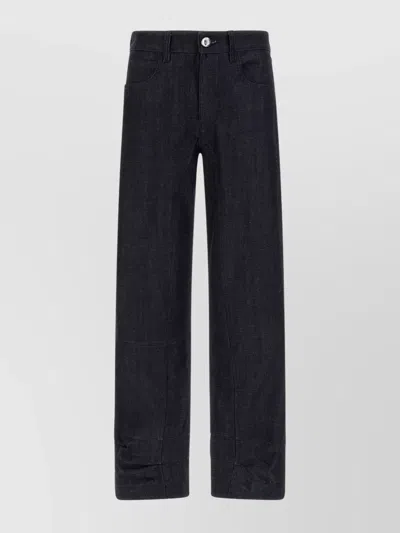 JIL SANDER DENIM JEANS WITH BACK POCKET AND BELT LOOPS