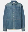 Jil Sander Denim Overshirt In Blue
