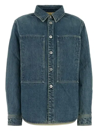 Jil Sander Denim Oversized Shirt In Blue