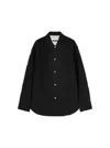 Jil Sander Point Collar Denim Cotton Shirt