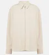 Jil Sander Hemd Aus Satin In Beige