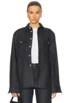 Jil Sander Denim Shirt In Dark Blue