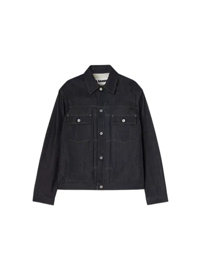 JIL SANDER JIL SANDER DENIM SHIRT DEFT BLUE