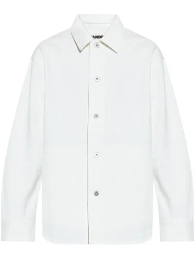 Jil Sander Buttoned Shirt In White