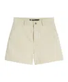 Jil Sander High-rise Denim Shorts In Nude
