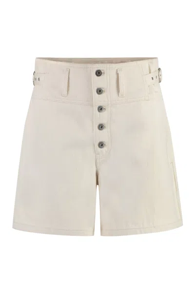 Jil Sander Denim Shorts In Pink