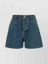 Jil Sander Denim Shorts With Belt Loops And Pockets In Blue