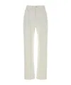 Jil Sander Belt Loop Jeans In White
