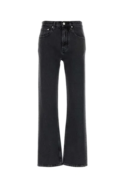 Jil Sander Denim Trouser 05 Treated In Gray