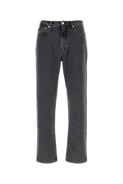 Jil Sander Denim Trouser 2 Treated Cv In Black
