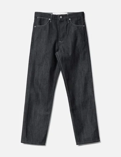 Jil Sander Denim Trousers In Black