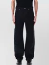 Jil Sander Blue Jeans With Belt Loops And Logo Patch On The Rear In Denim Man