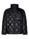 Jil Sander Diamond-quilted Recycled Nylon Down Jacket In Black