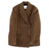 Jil Sander Double-breasted Blazer In Brown Wool In Brown