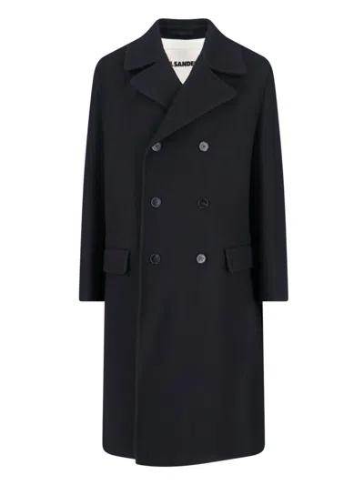 JIL SANDER DOUBLE-BREASTED COAT