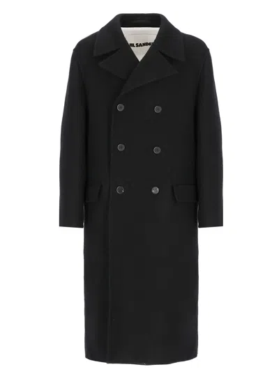 JIL SANDER DOUBLE-BREASTED COAT
