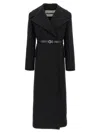 Jil Sander Women Double-breasted Coat In Black