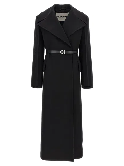 JIL SANDER DOUBLE-BREASTED COAT