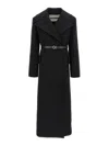 Jil Sander Women Double-breasted Coat In Black