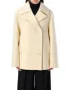 Jil Sander Women's Double-breasted Coat In Neutrals