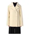 Jil Sander Women's Double-breasted Coat In Nude