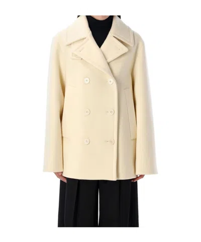 JIL SANDER JIL SANDER DOUBLE-BREASTED RELAXED FIT COAT