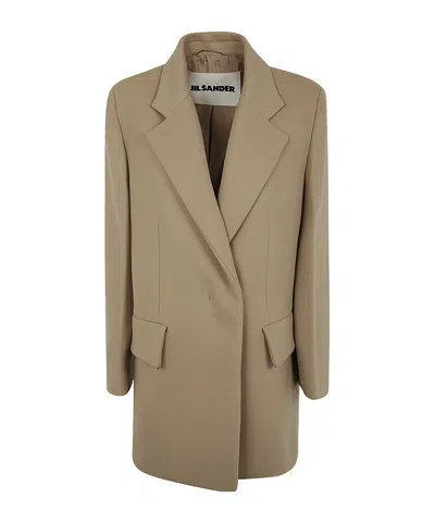 JIL SANDER JIL SANDER DOUBLE BREASTED TAILORED COAT