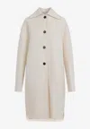 Jil Sander Double-breasted Wool Coat