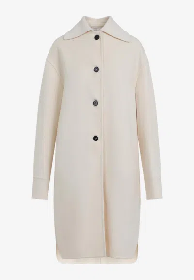 Jil Sander Double-breasted Wool Coat